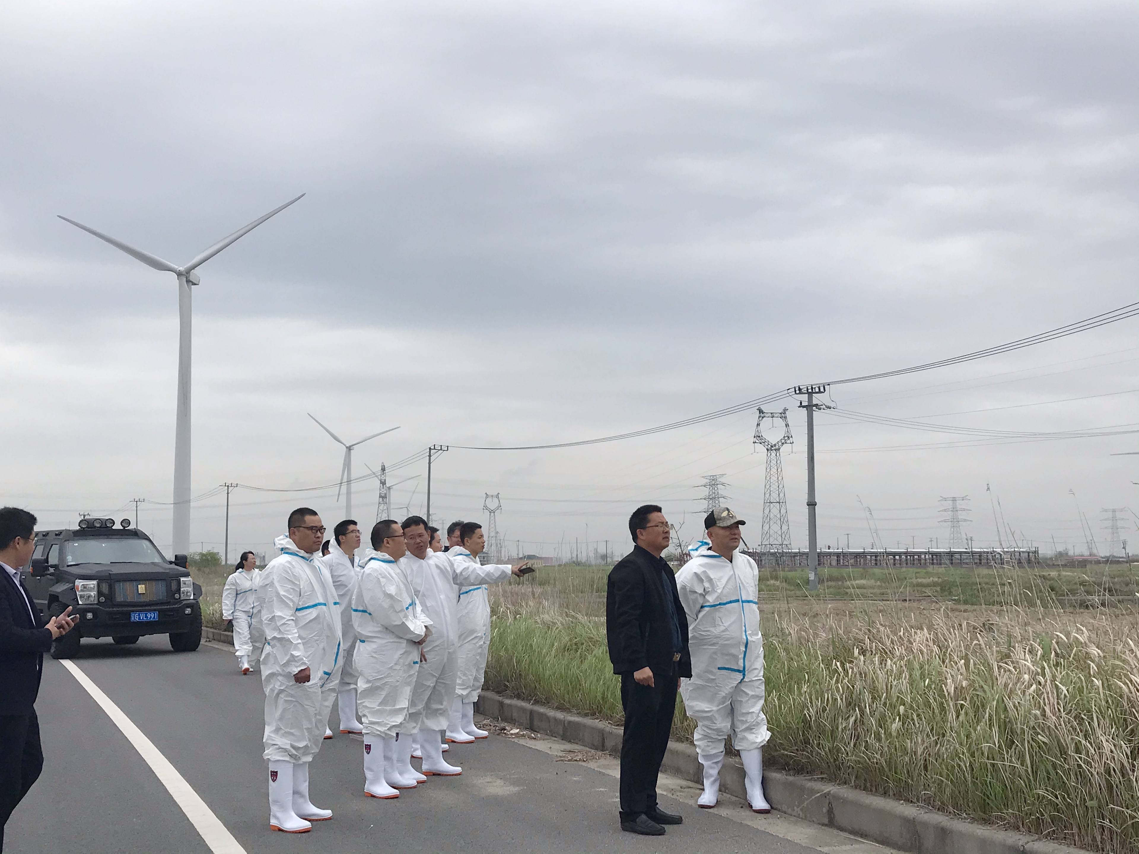 山東大成(chéng)集團劉華董事(shì)長(cháng)一行莅臨京海集團如東分公司參觀交流